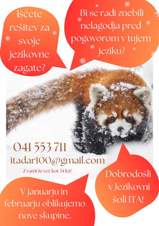 Jezikovna Šola ITA Kamnik – Aktualno