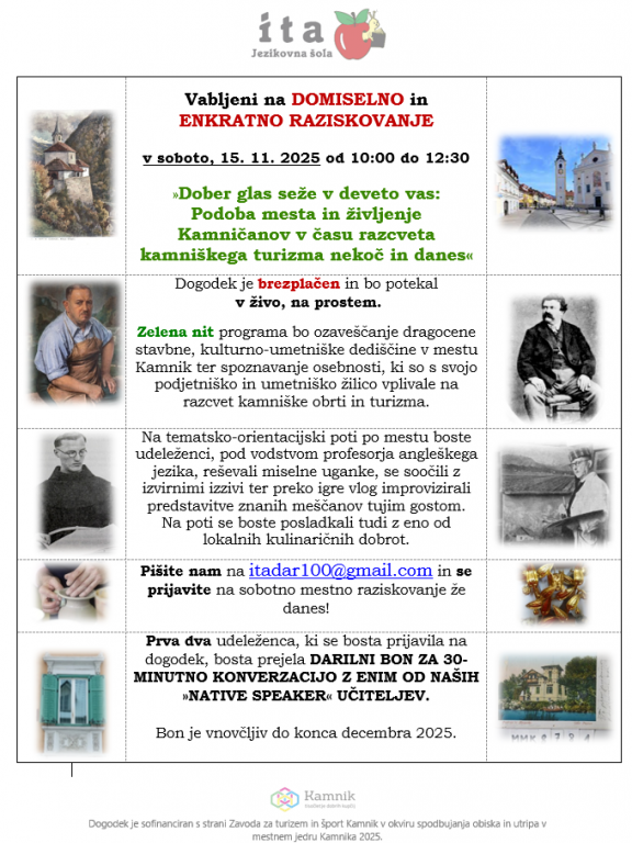 Jezikovna Šola ITA Kamnik – Aktualno